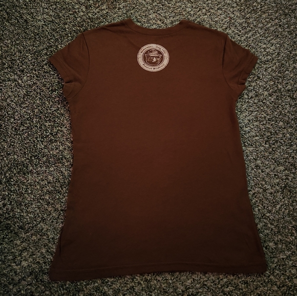 Smokey Bear Prevent Wildfires Graphic Tee T-Shirt Brown Medium - Picture 4 of 7